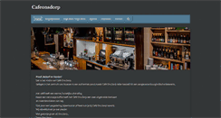 Desktop Screenshot of cafeonsdorp.nl